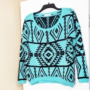 Oversized Aztec Sweater